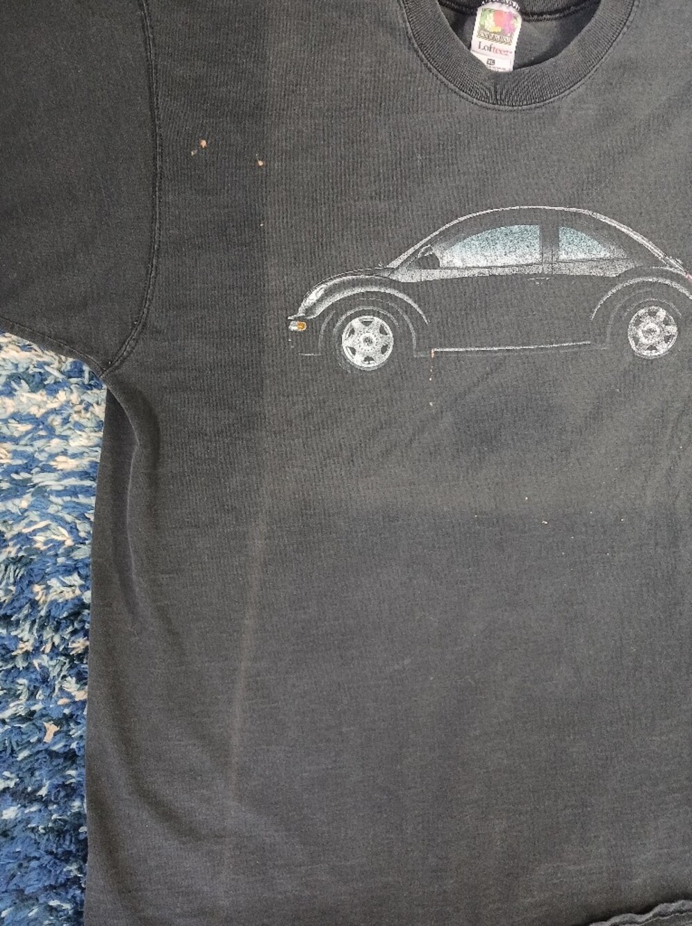 Vintage VW Volkswagen Beetle Graphic T-Shirt 90s 2000s Retro Car Tee - Picture 3 of 10